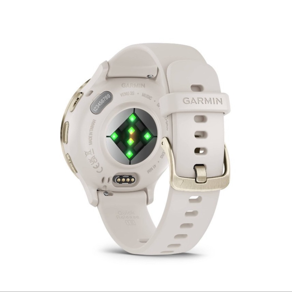 Garmin Venu 3S Smartwatch Ivory and Soft Gold - Picture 4 of 6